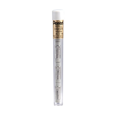 Pentel 399683 Refill Erasers White 12/Pack (Z2-1N),Tube