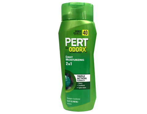 PERT 2 in 1 Clasic Clean Shampoo and Conditioner - Mens Shampoo for Daily Use - Hair Conditioner for Men - Removes Dirt, Oil, and Build Up - 13.5 oz