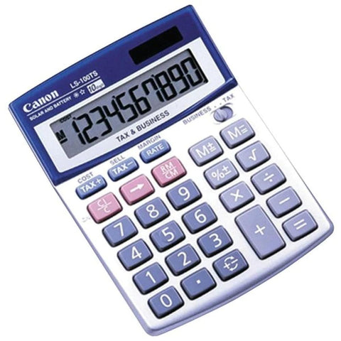 Canon Office Products LS-100TS Business Calculator, multicolor, 4 1/8 x 5 1/4