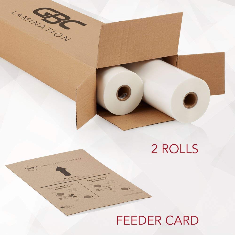 GBC Thermal Laminating Film, Rolls, NAP I, 1-Inch Poly-In Core, 3 Mil, 27" x 250', 1 Roll (3126514)