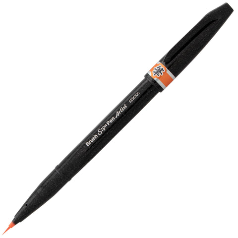 Pentel Arts Sign Pen Micro Brush, Assorted Ink, (F/N/P/S/V/Y) 6-pk (SESF30BP6M1)