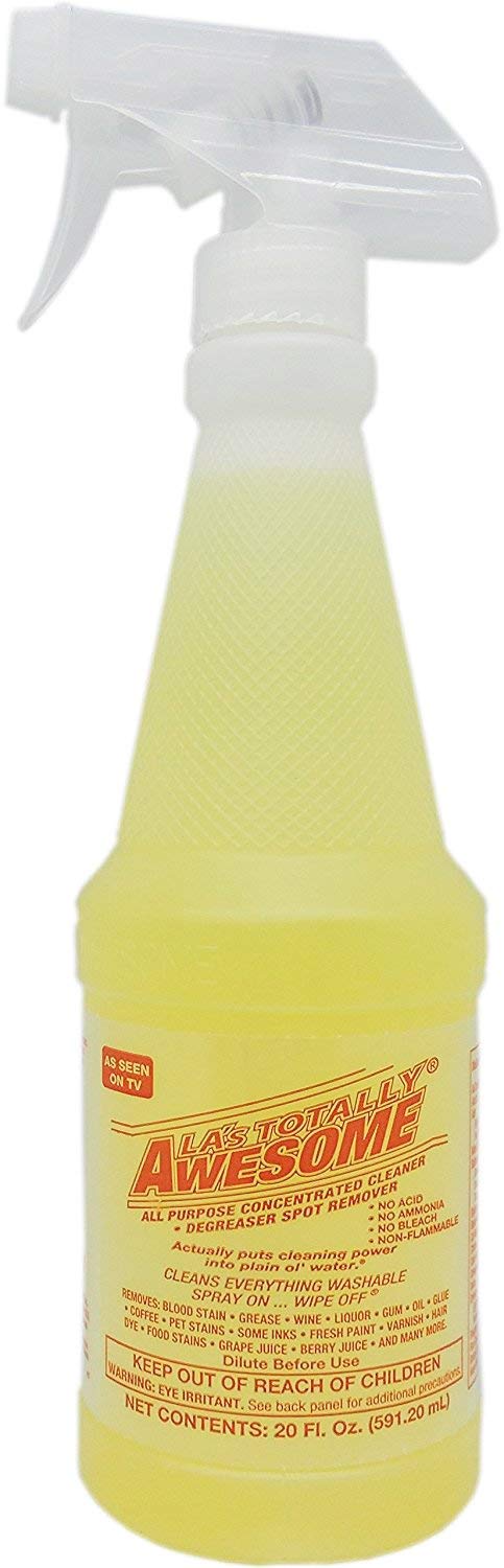 2 pack La's Totally Awesome All Purpose Cleaner, Degreaser & Spot Remover 2 bottles total of 40 Oz