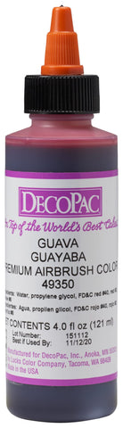 DECOPAC Food Coloring, Airbrush Food Color, Edible Airbrush For Cake Decorating, Cookie Airbrush Coloring, Food Airbrush Kit Add-on, Airbrushes For Cake Decorating 4 Fl Oz - Guava