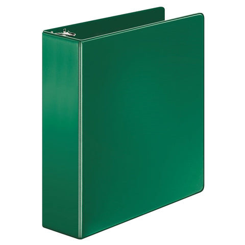 Cardinal 3 Ring Binder, 2 Inch Performer Binder, Round Rings, 475-Sheet Capacity, PVC-Free, Green (72733)