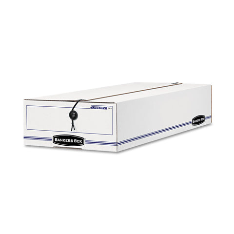 Bankers Box LIBERTY Check and Form Boxes, Standard Set-Up, String and Button, 10 3/4 x 23 1/4 x 4 5/8 Inches, Case of 12 (00005)