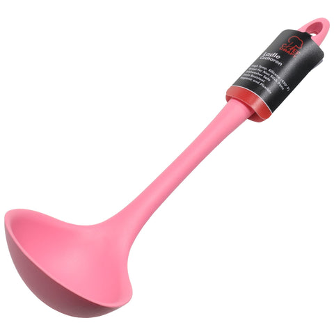 Chef Craft Premium Silicone Cooking Ladle, 11.25 inch, Pink