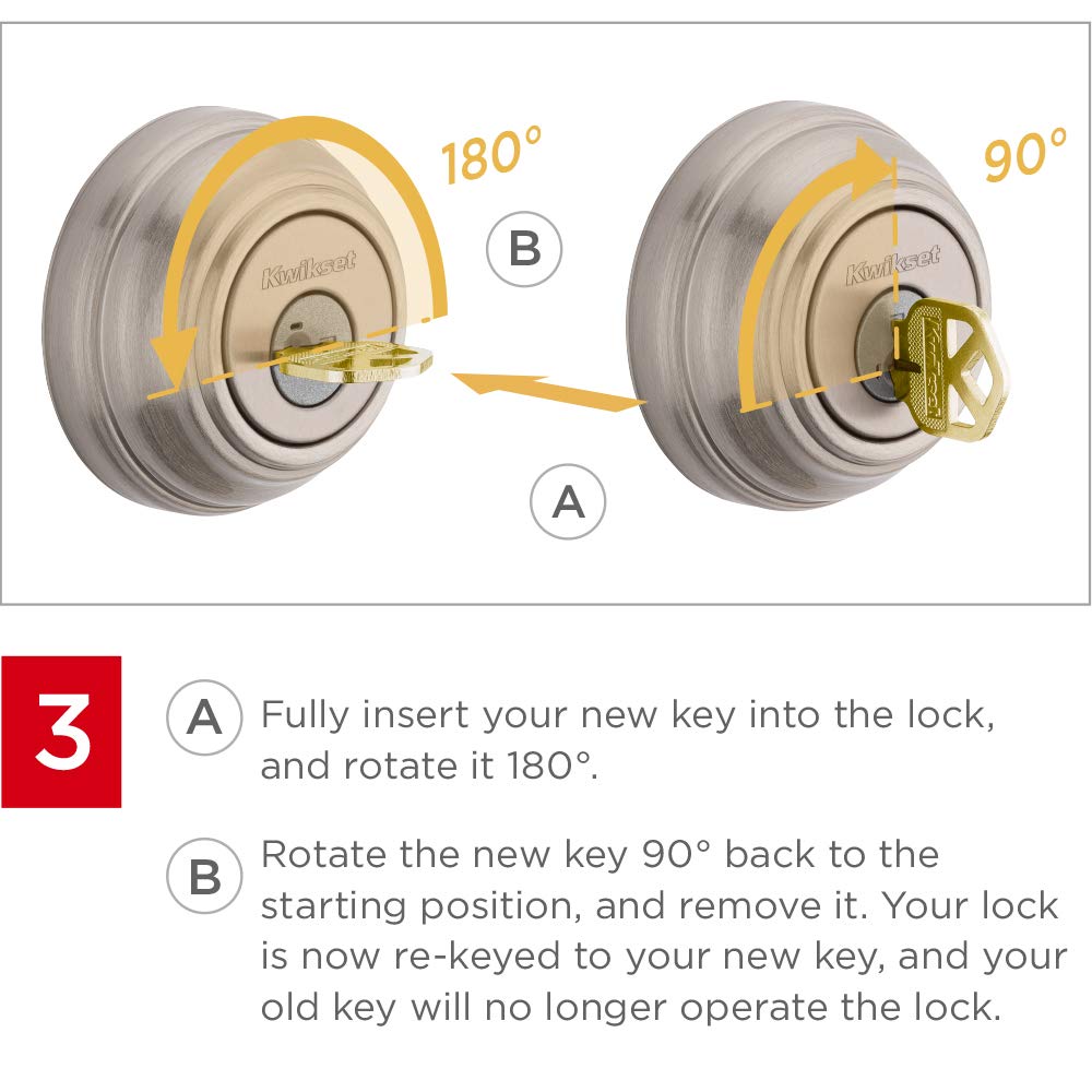 Kwikset 991 Tustin Entry Lever and Single Cylinder Deadbolt Combo Pack featuring SmartKey in Venetian Bronze (99910-041)