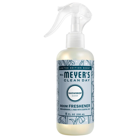 MRS. MEYER'S CLEAN DAY Room Spray, Snowdrop Scent, 8 Fl Oz Bottle