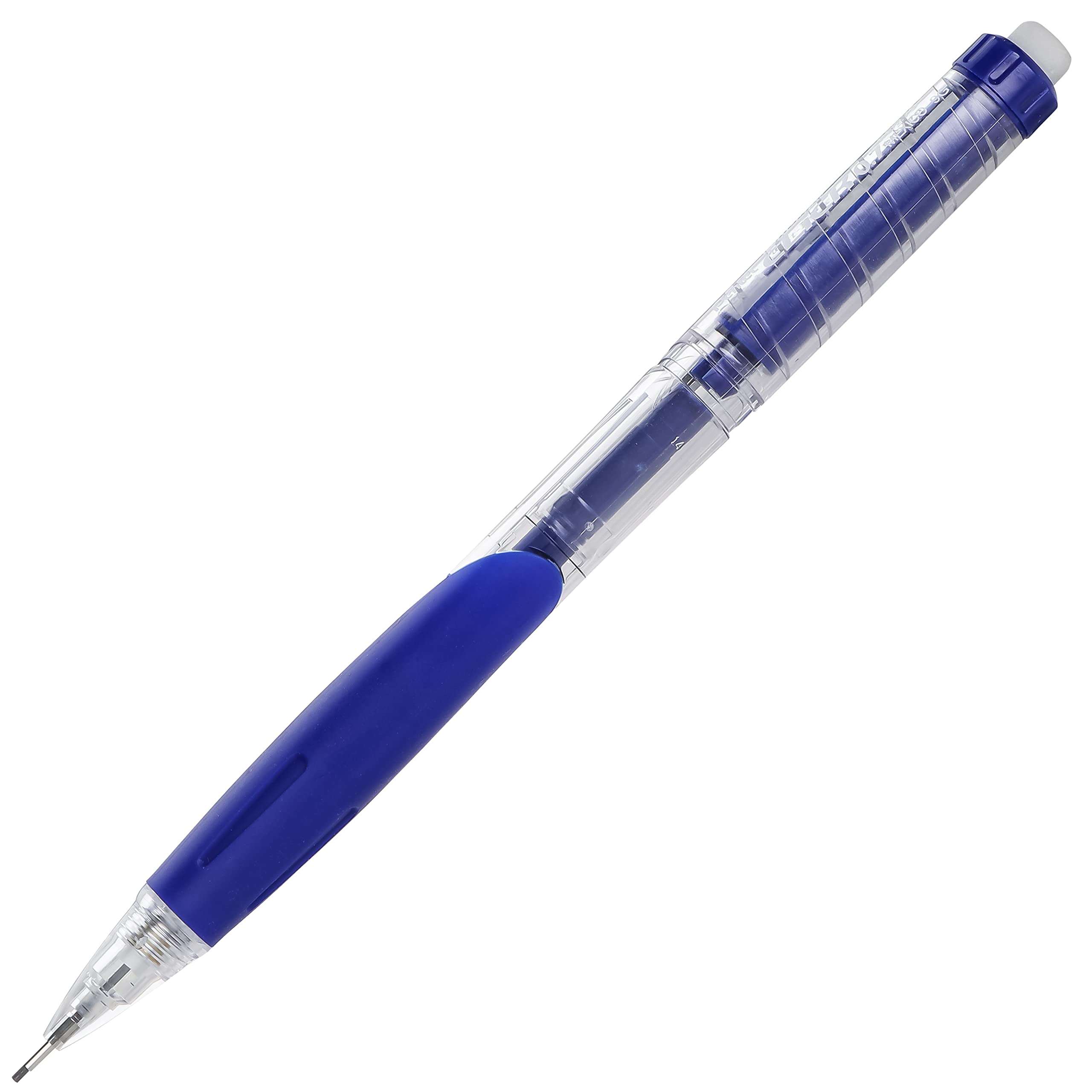 Pentel Twist Erase Click Automatic Pencil with 2 Eraser Refills and Lead, 0.7mm, Assorted Barrels, Color May Vary, 2 Pack (PD277TLEBP2)