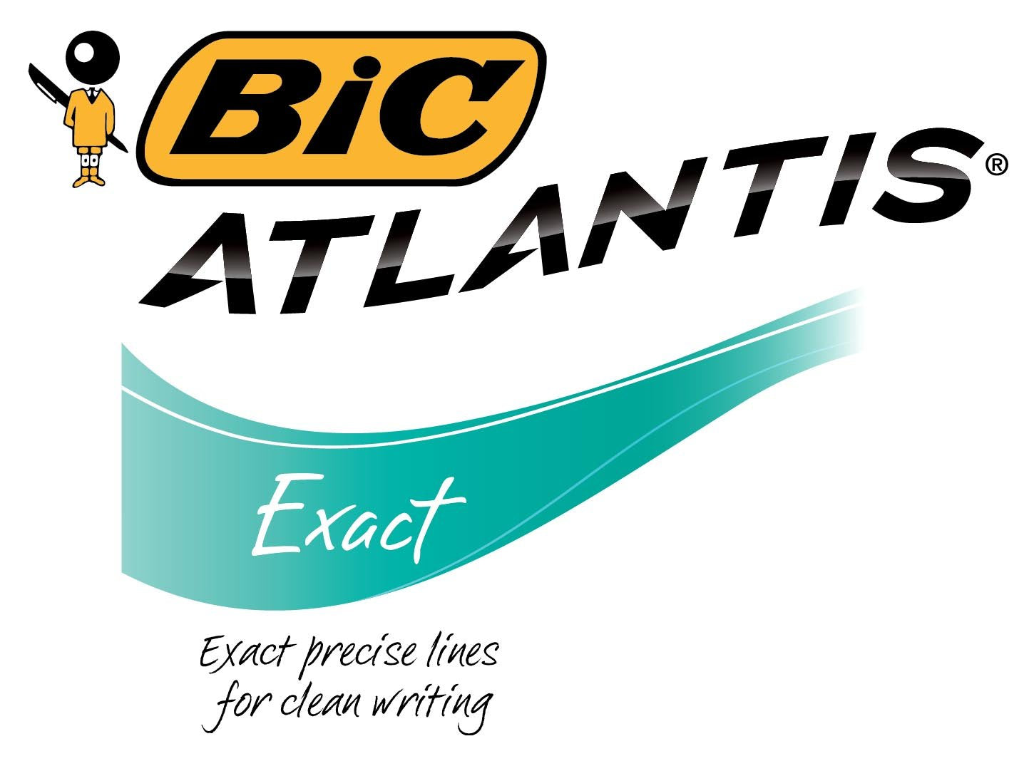 BIC Glide Exact Retractable Ball Point Pen, Fine Point (0.7 mm), Blue, Precise Lines For Clean Writing, 3-Count