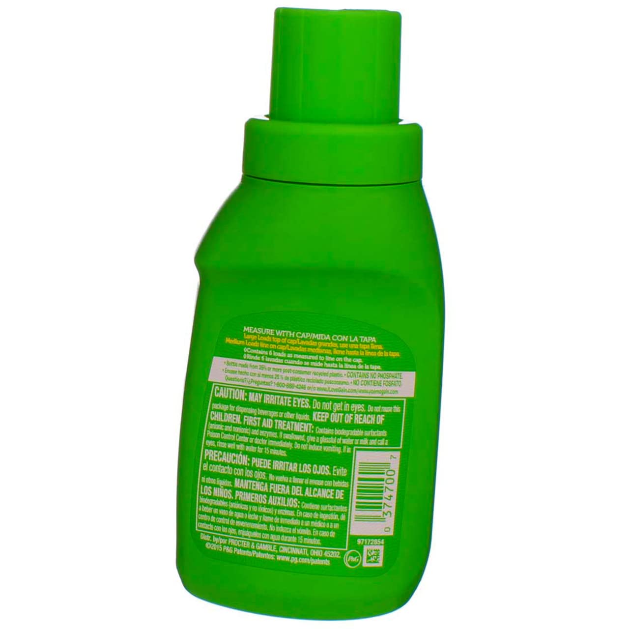 Gain, Original Laundry Detergent, Two 10 oz. Bottles