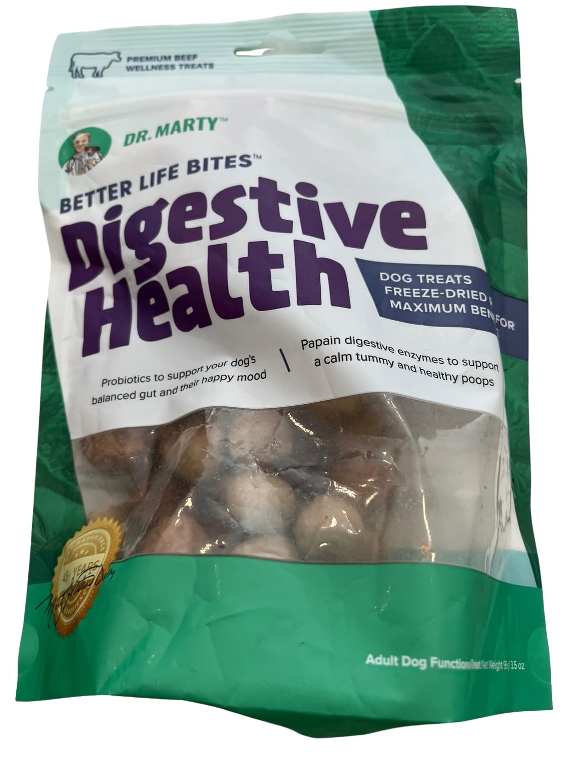 Dr. Marty Better Life Bites Digestive Health Dog Treats 3.5 oz