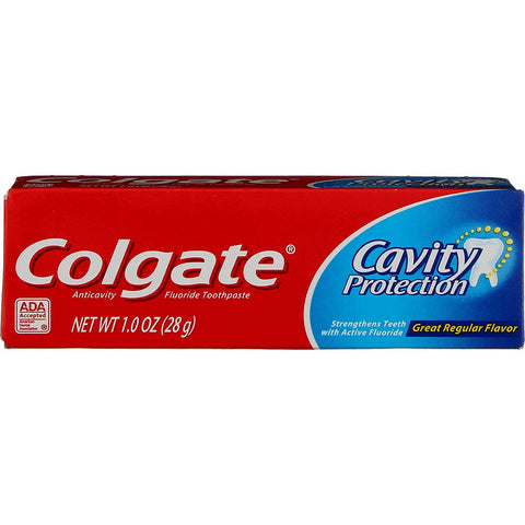 Colgate Cavity Protection Toothpaste Great Regular Flavor 1 oz (Pack of 12)