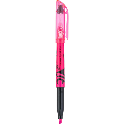 Pilot FriXion Light Pastel Erasable Highlighters, Chisel Tip, Pack of 12, Pink Aesthetic Highlighters - Ideal for School, Journaling, and Office Use