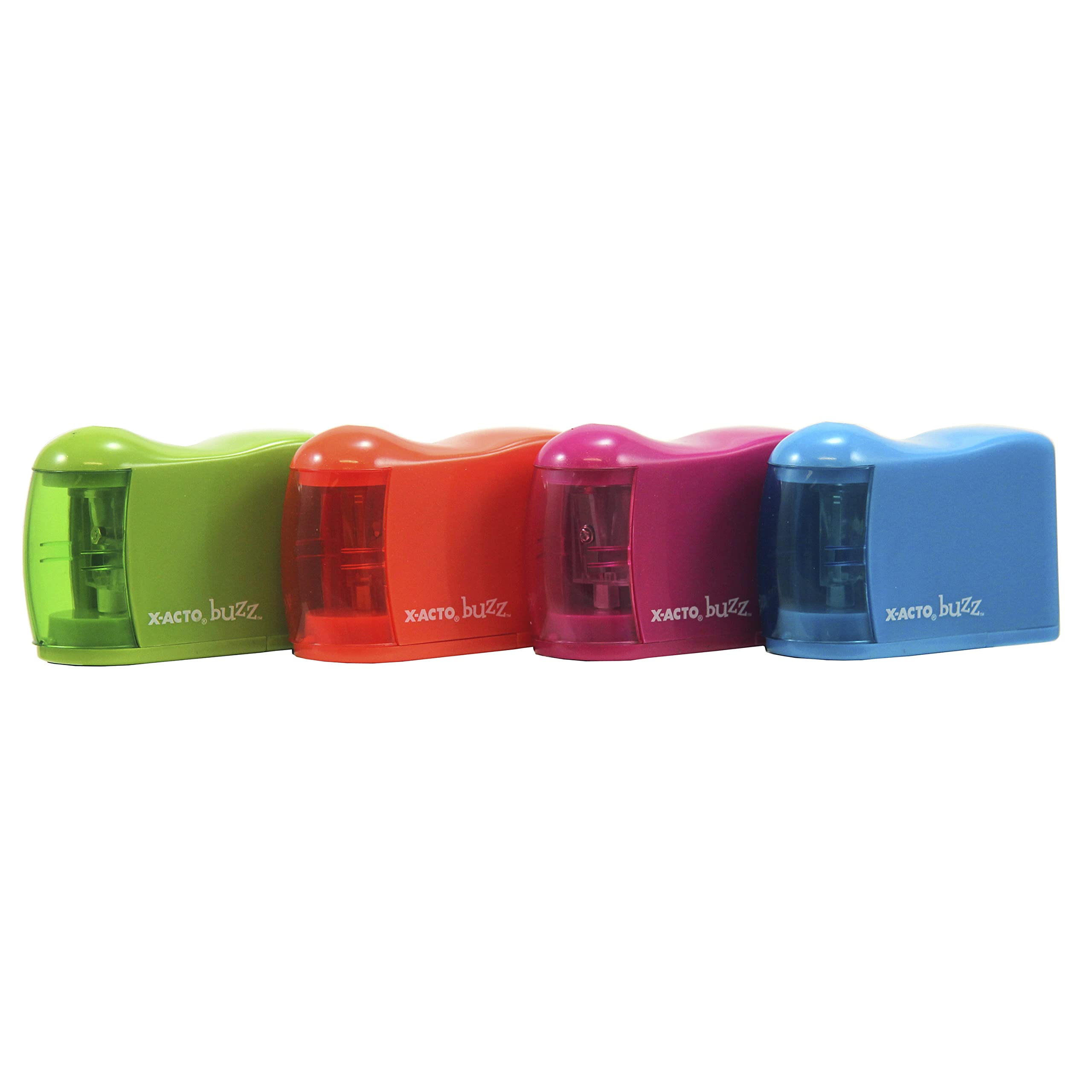 X-ACTO Buzz Battery Pencil Sharpener, Assorted Colors, 1 Count - Back to School, Teacher, Classroom Supplies