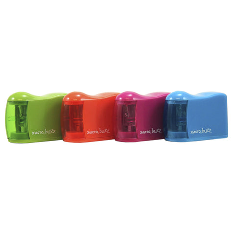 X-ACTO Buzz Battery Pencil Sharpener, Assorted Colors, 1 Count - Back to School, Teacher, Classroom Supplies