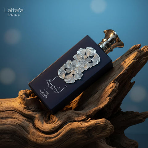 Lattafa Ansaam Silver Eau De Parfum Spray for Unisex, 3.4 Ounce