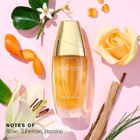 Estée Lauder Beautiful Eau de Parfum Spray with Notes of Rose, Lily, Tuberose & Orange Flower | Perfumes for Women, 5.0 Fl Oz
