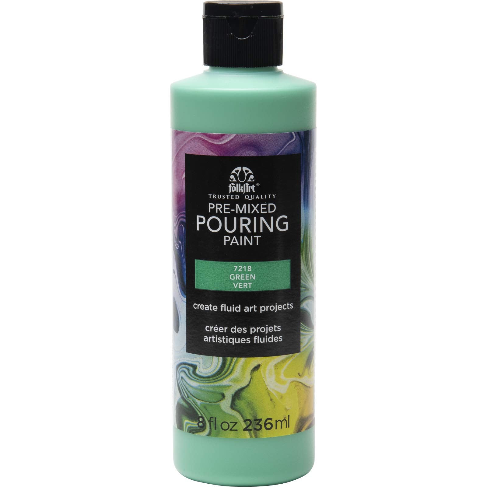 FolkArt Pre-Mixed Acrylic Pouring Paint, 8 oz, Green