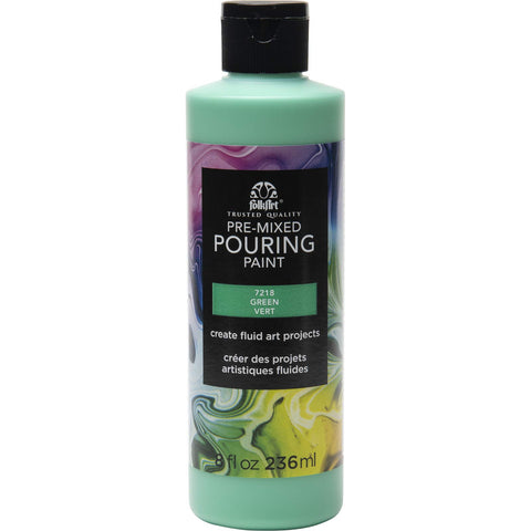 FolkArt Pre-Mixed Acrylic Pouring Paint, 8 oz, Green