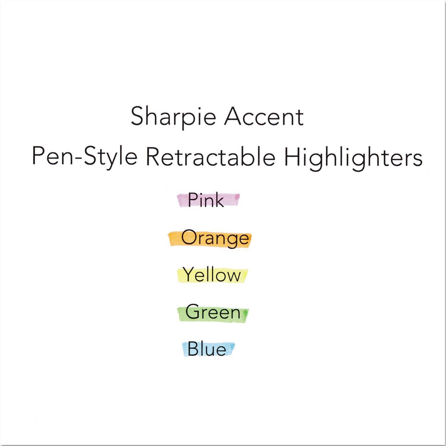 SHARPIE SAN28175PP - Sharpie Retractable Highlighters