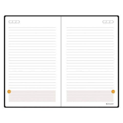 AT-A-GLANCE Plan.Write.Remember. Perfect Bound Planning Notebook, Lined with Monthly Calendars, Undated, 5" x 8 1/4", Black (80612405)