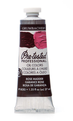 Grumbacher Pre-Tested Oil Paint, 37ml/1.25 Ounce, Rose Madder Hue (P182G)