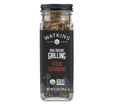Watkins 1868 Organic Grilling Steak Seasoning, 3.5oz (Pack of 1)
