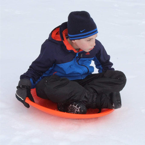 Flexible Flyer Snow Saucer Sleds. Round Sand Slider Disc Toy (Colors May Vary) , 26"