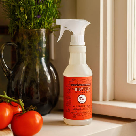MRS. MEYER'S CLEAN DAY Multi-Surface Everyday Cleaner, Tomato Vine Scent, 16 Fl Oz Bottle