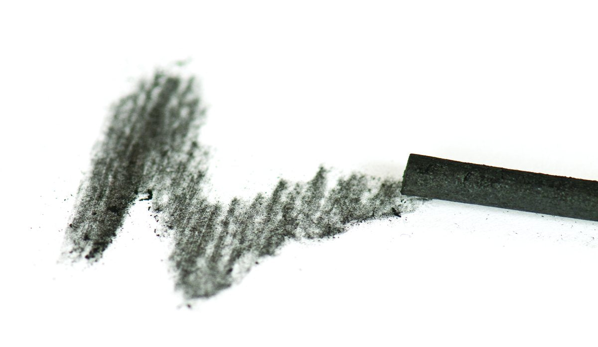 Grumbacher Vine Charcoal, Extra Soft, 12/Pk