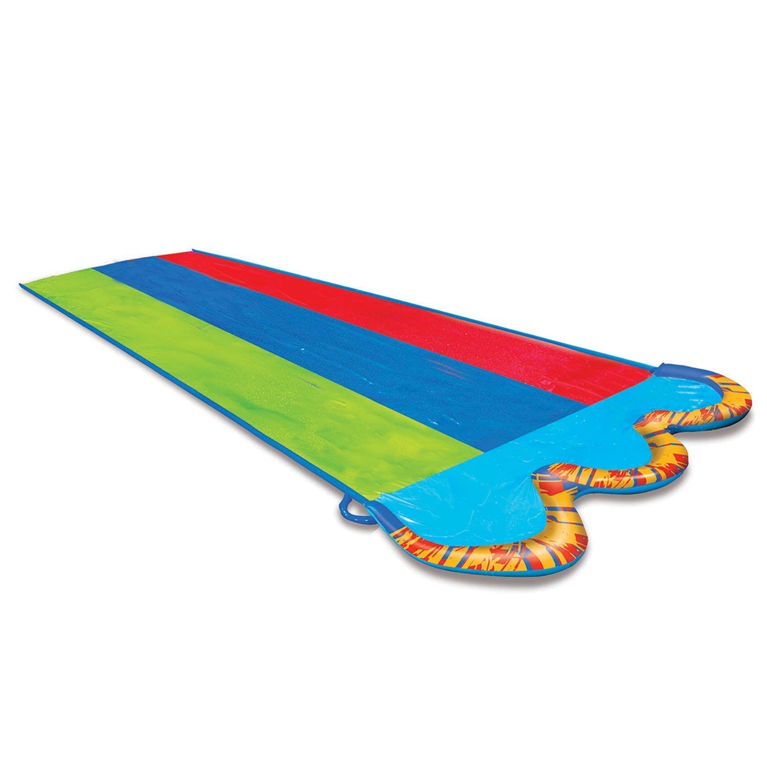Banzai Triple Racer 16 Ft Water Slide-with 3 bodyboards included, Multicolor