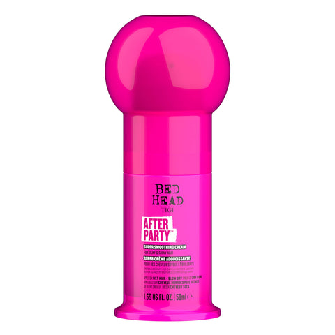 Bed Head by TIGI After Party Super Smoothing Cream – Anti Frizz Hair Styling Product, Humidity Protection for Frizzy or Dull Hair, Travel Size 1.69 fl oz