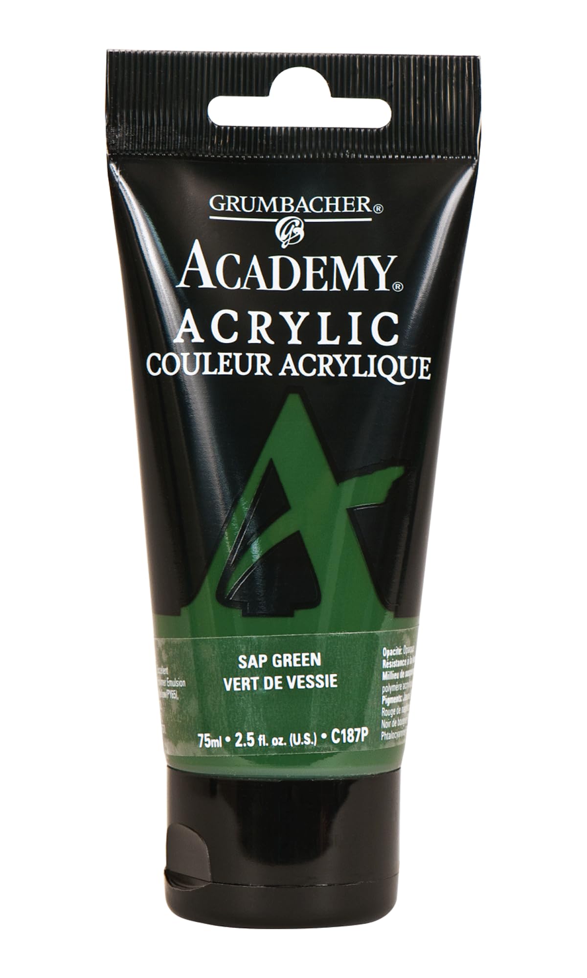 GRUMBACHER Academy Acrylic Paint Size: 254 oz, Sap Green (C187P)
