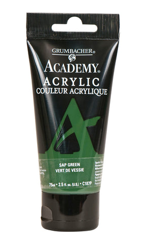 GRUMBACHER Academy Acrylic Paint Size: 254 oz, Sap Green (C187P)