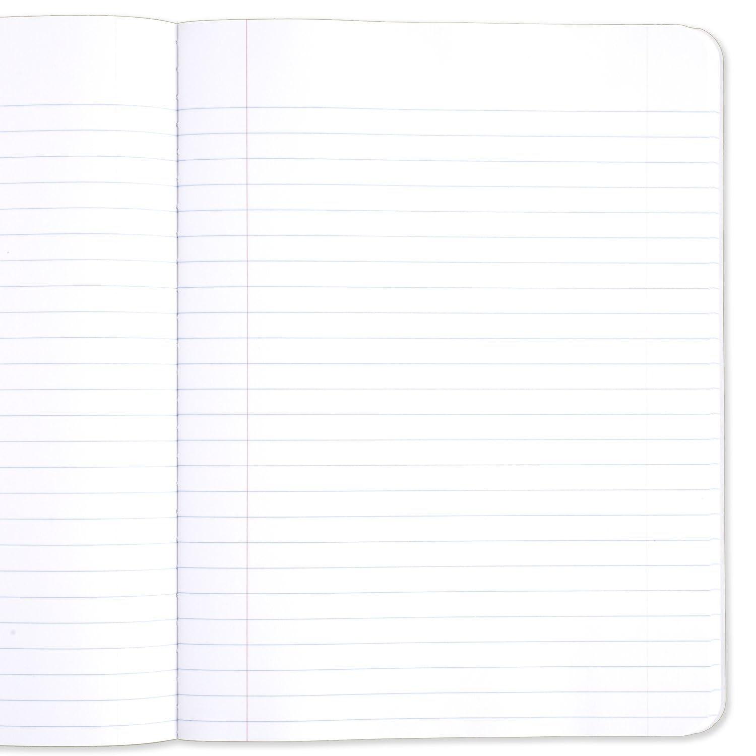 Mead Composition Notebook, Comp Book, Wide Ruled Paper, 100 Sheets, 9-3/4" x 7-1/2", Fashion, Square Deal, Assorted Colors, Color Selected May Vary, 1 Count (09918)