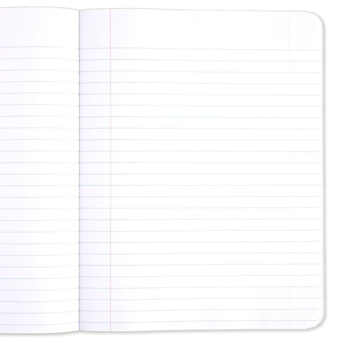 Mead Composition Notebook, Comp Book, Wide Ruled Paper, 100 Sheets, 9-3/4" x 7-1/2", Fashion, Square Deal, Assorted Colors, Color Selected May Vary, 1 Count (09918)