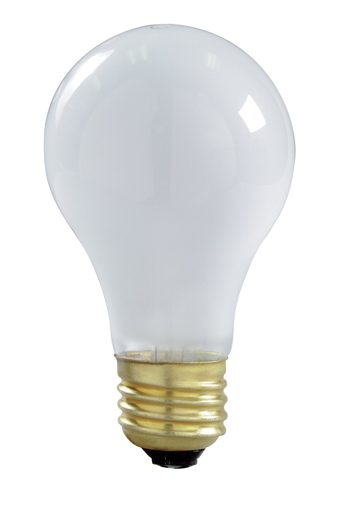 Satco S6010 130-Volt 100-Watt A19 Left Hand Thread Medium Base Light Bulb, Frosted