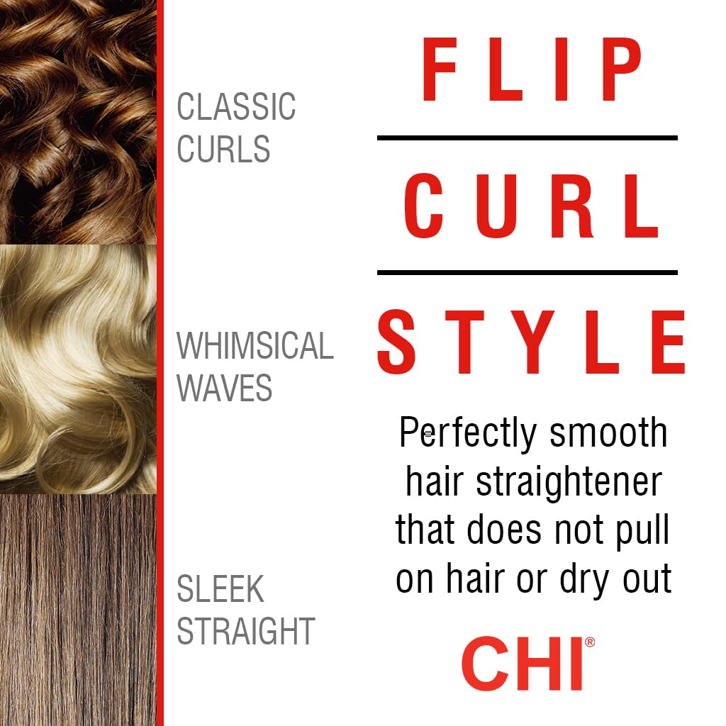 CHI G2 Titanium Infused Ceramic 1" Flat Iron Hair Straightener, Digital Temperature Control, Color-Coded Heat Settings for All Hair Types, Fast Heat-Up & Smooth Frizz-Free Finish