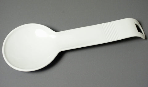 Chef Craft Select Plastic Spoon Rest, 11.75 inch, White