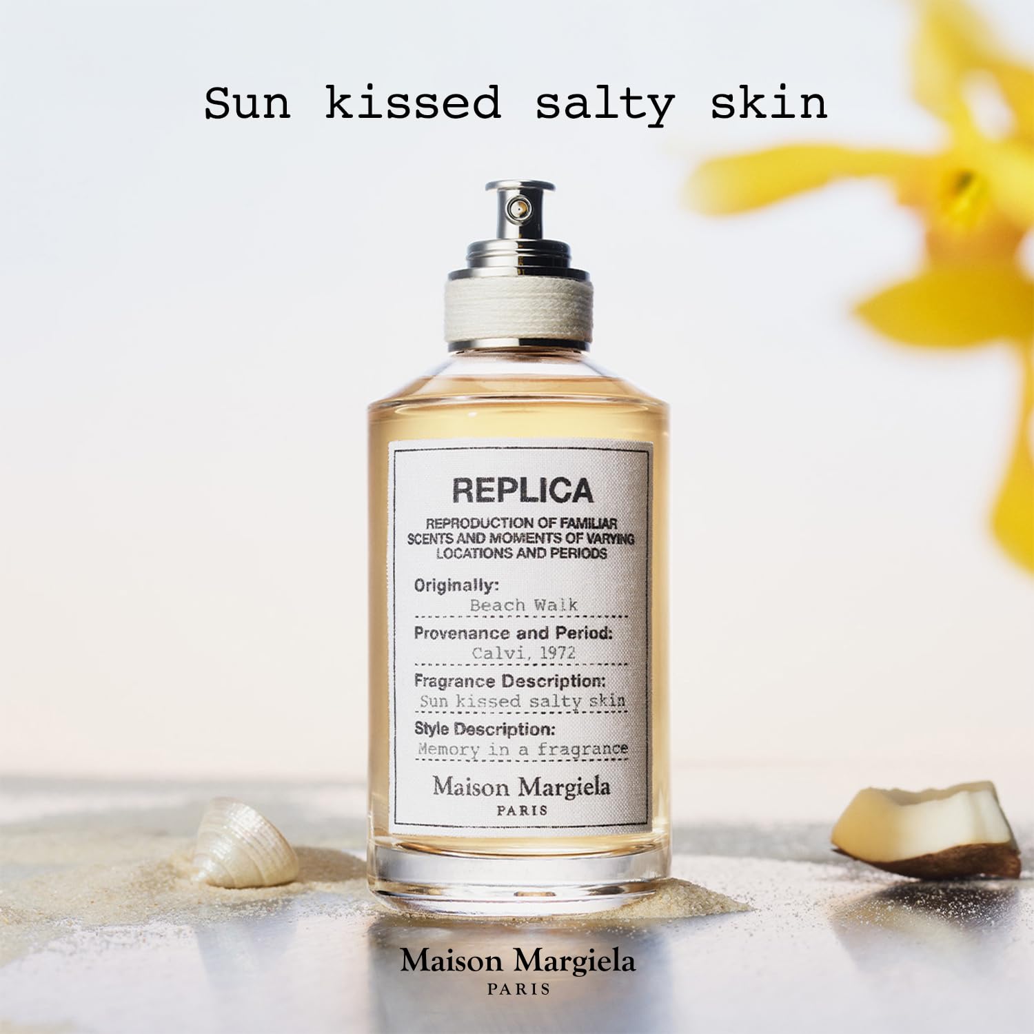 Maison Margiela - Replica - Beachwalk Eau de Toilette - Fresh Fragrance - With Bergamot, Ylang Ylang & Coconut - 3.4 Fl Oz