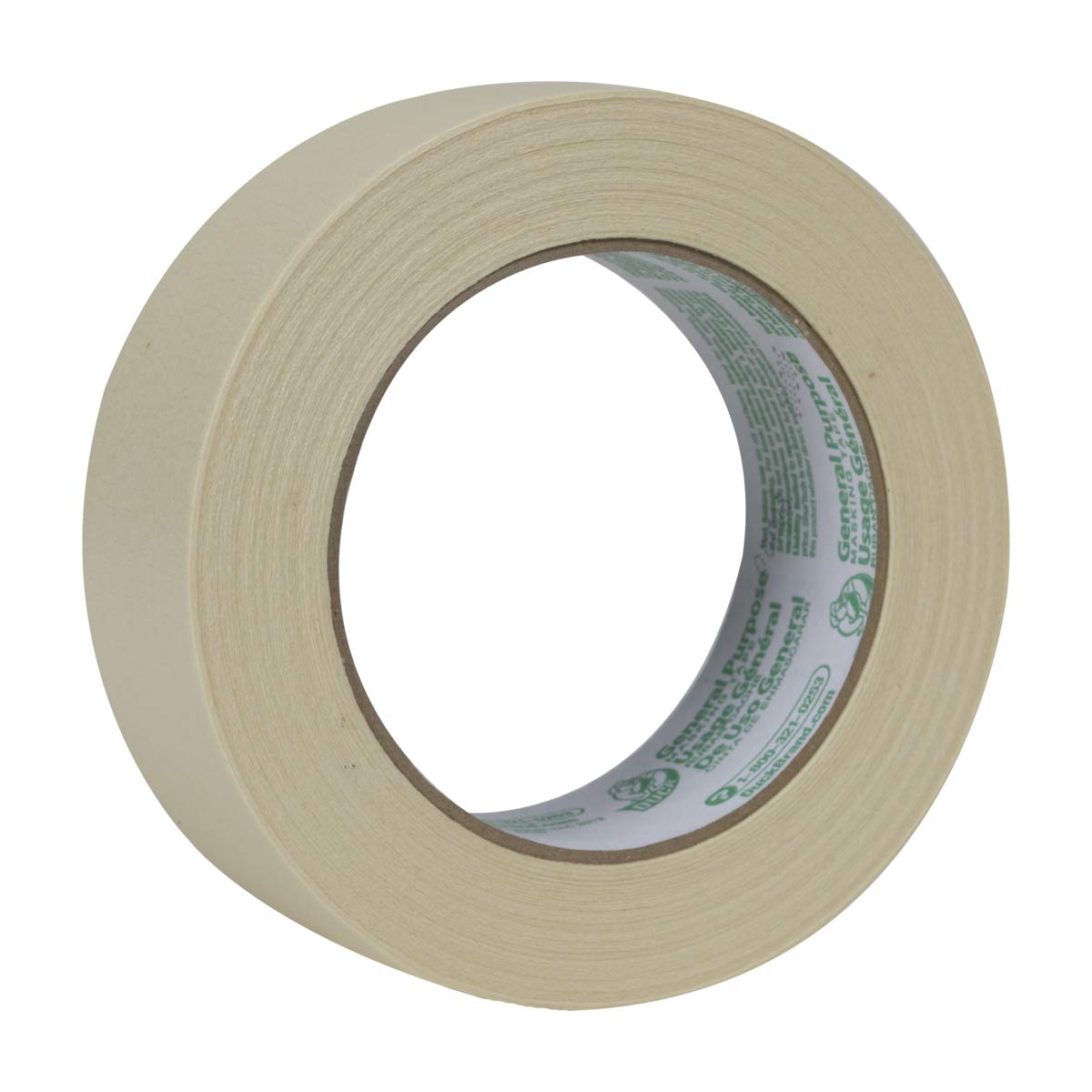 Duck Brand 394697 General Purpose Masking Tape, 1.41-Inch by 60-Yard, Single Roll, Beige