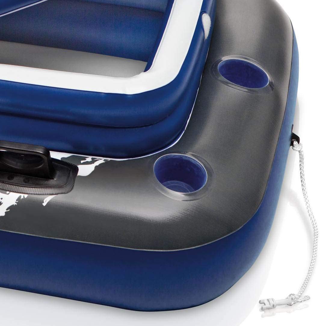 Intex 58821EP Inflatable Mega Chill II 72 Can Beverage Cooler Float w/Lid