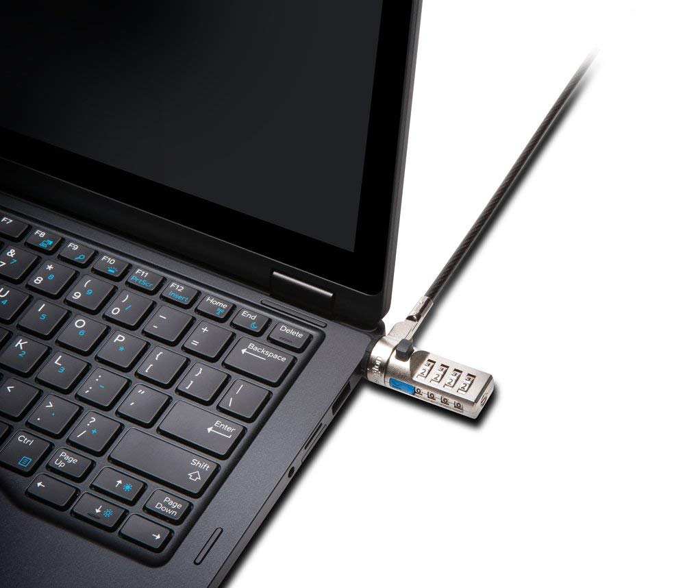 Kensington N17 Dell Cable Lock for Laptops with Wedge Lock Slot - Pre-Set Combination Lock - (K67929WW)