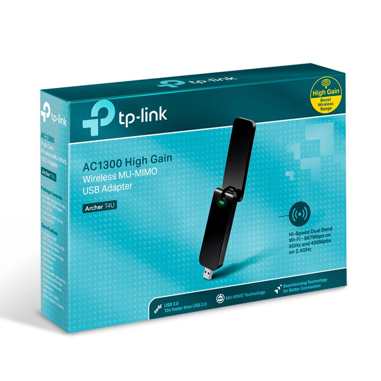 TP-Link AC1200 Wireless Dual Band USB Adapter (Archer T4U V1)