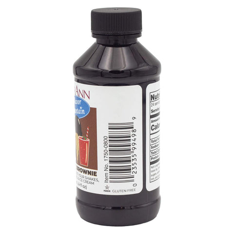 LorAnn Fudge Brownie Flavor Fountain, 4 oz Bottle