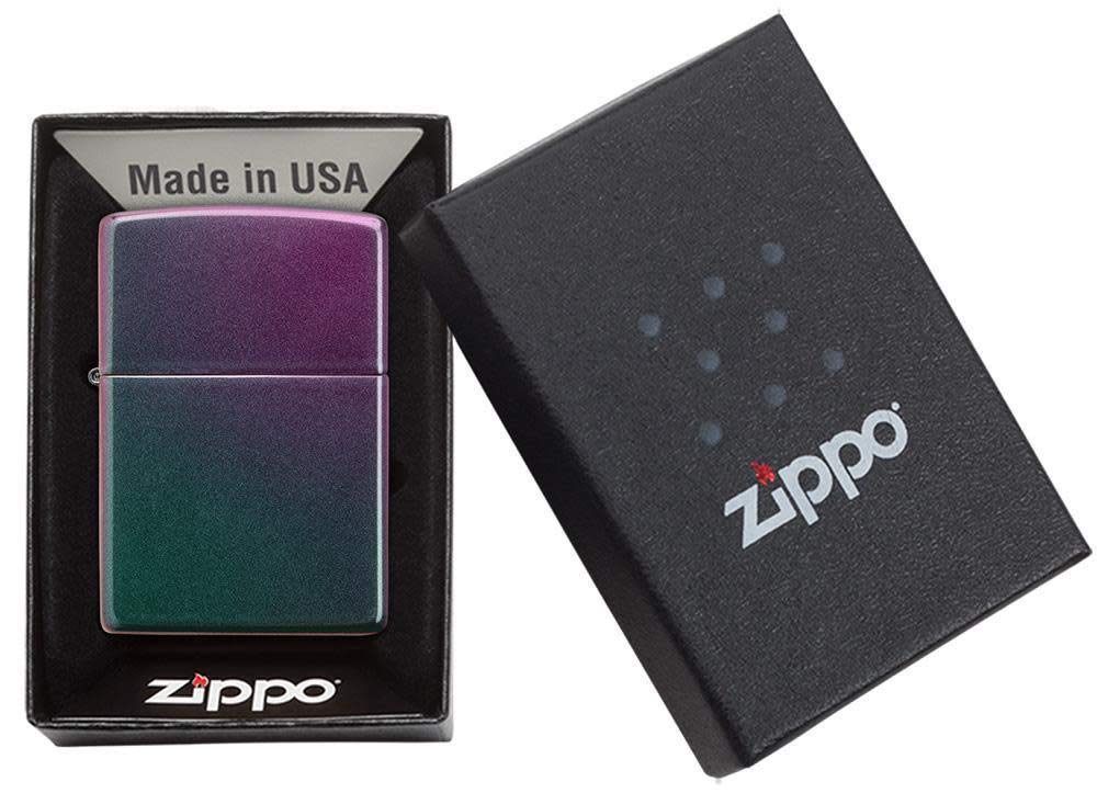 Zippo Iridescent Logo Pocket Lighter