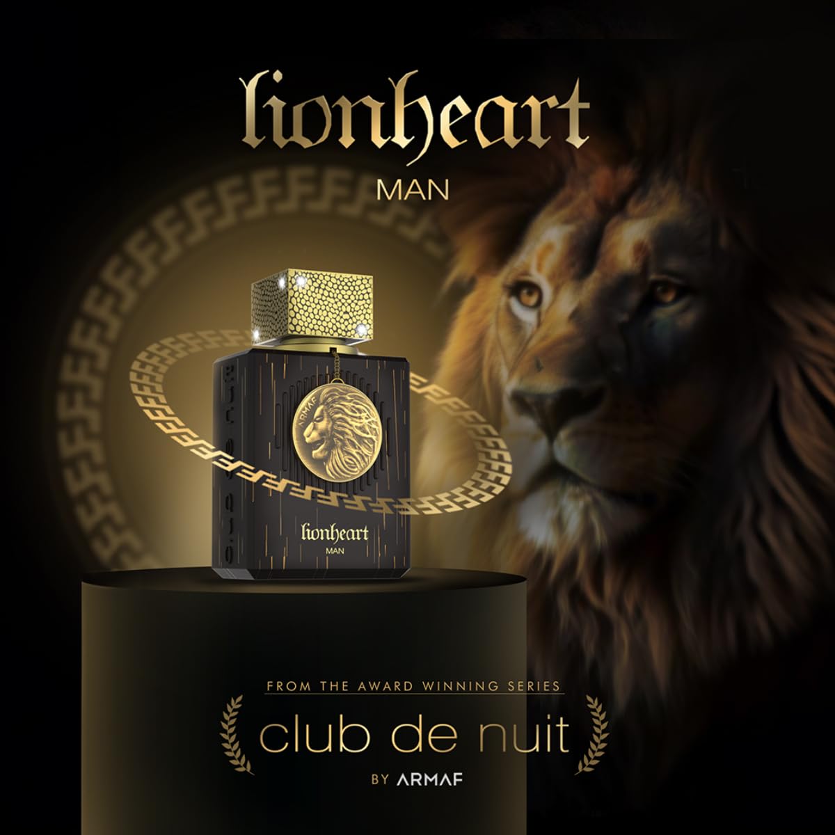 Armaf "Club De Nuit Lion Heart Edp SPR 3.4 Floz (Clean)
