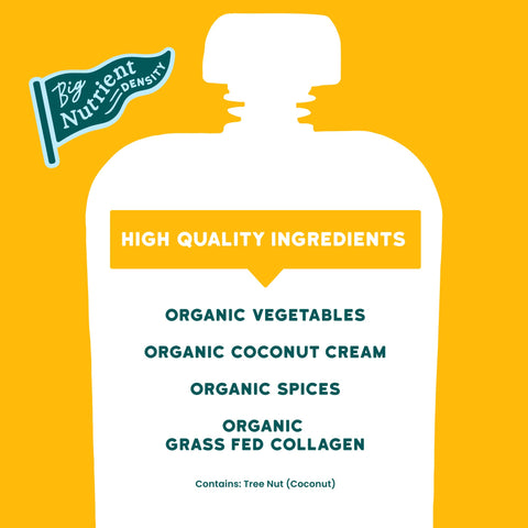 Serenity Kids 6+ Months Dairy-Free Smoothie Baby Food Pouch - Protein-Rich Snacks for Kids - Veggie-Packed Breakfast Smoothie - USDA Organic Baby Food - 3.5 Fl Oz - Pack of 1 - Sweet Potato Spice