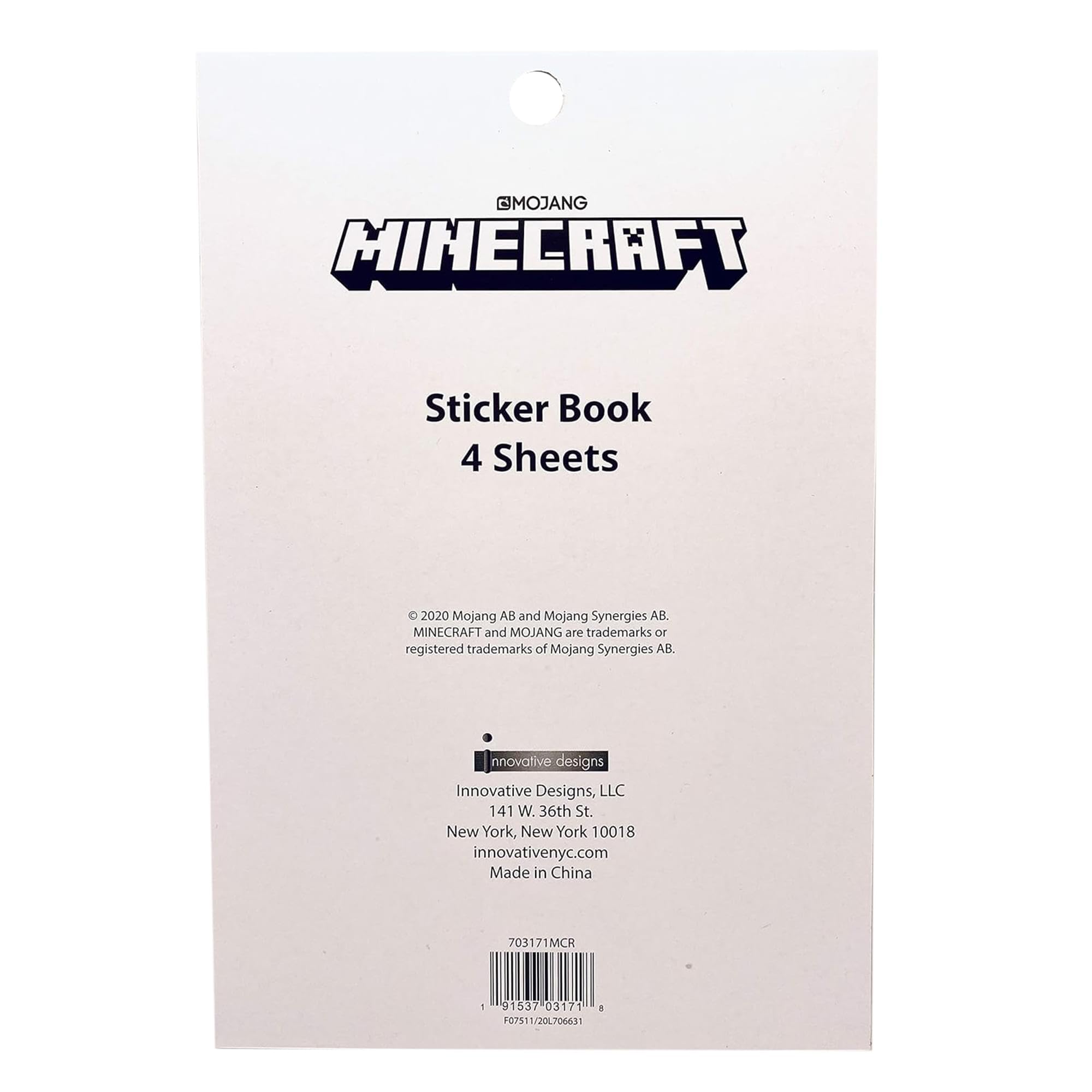 TUGOKU Kids CameraMinecraft Sticker Book, Includes Puffy Stickers, Over 300 Stickers